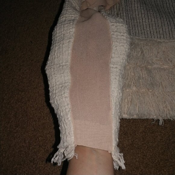 Rebecca Taylor: Light Pink Embroidered Fringe Twill Jacket - Women's Size 12 - Picture 5 of 7